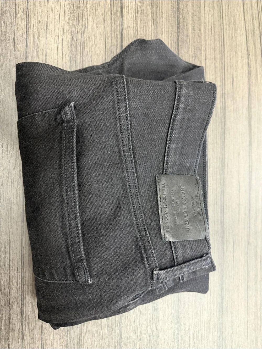 Lucky Brand Men's Skinny Jeans in Charcoal Black